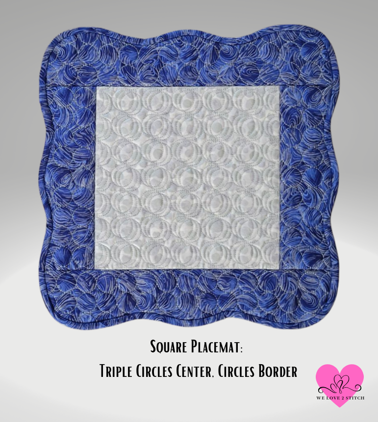 Curvy Edged Placemats and Runners