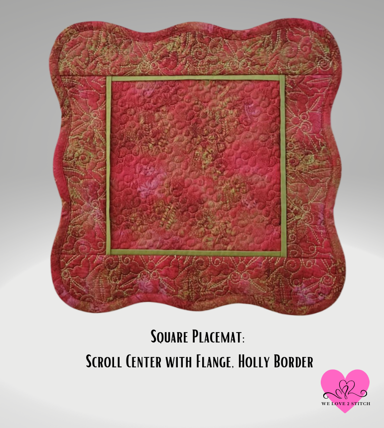 Curvy Edged Placemats and Runners