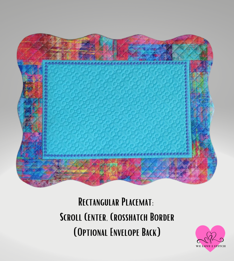 Curvy Edged Placemats and Runners