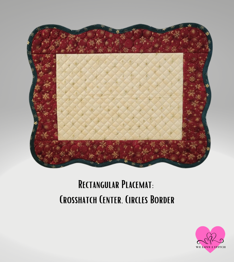 Curvy Edged Placemats and Runners