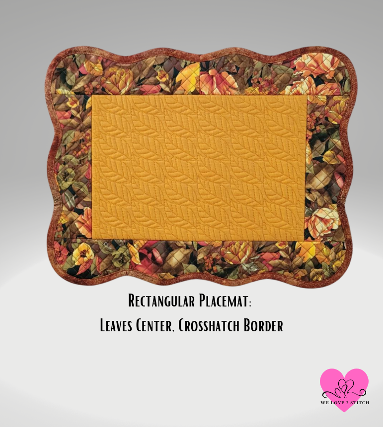 Curvy Edged Placemats and Runners