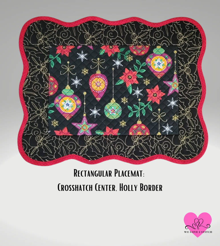 Curvy Edged Placemats and Runners