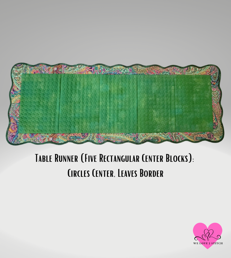 Curvy Edged Placemats and Runners