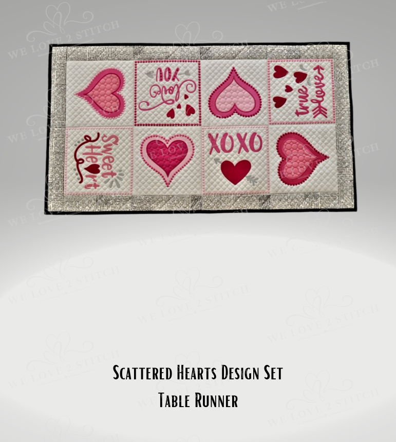 Scattered Hearts Design Set