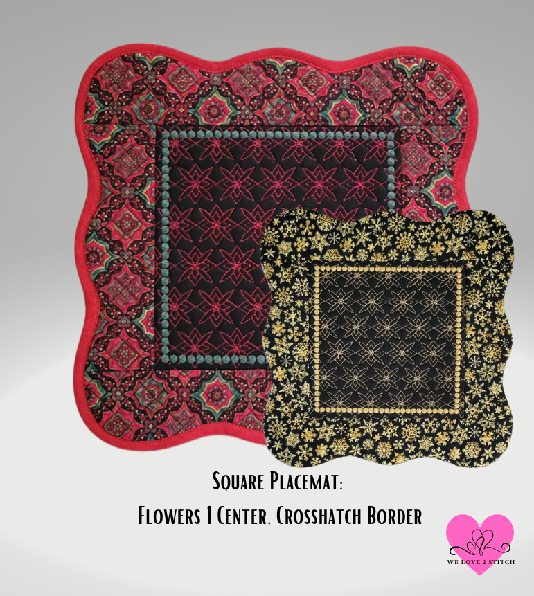 Curvy Edged Placemats and Runners