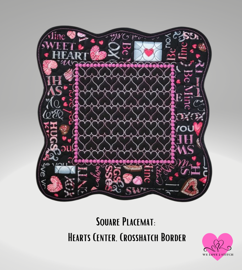 Curvy Edged Placemats and Runners