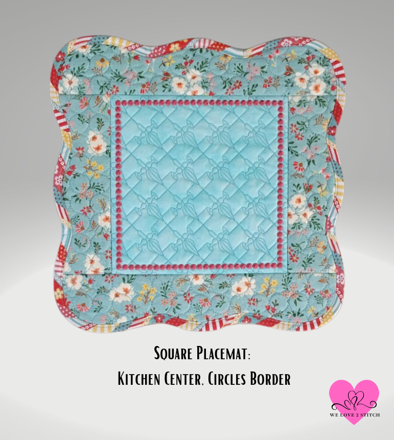 Curvy Edged Placemats and Runners