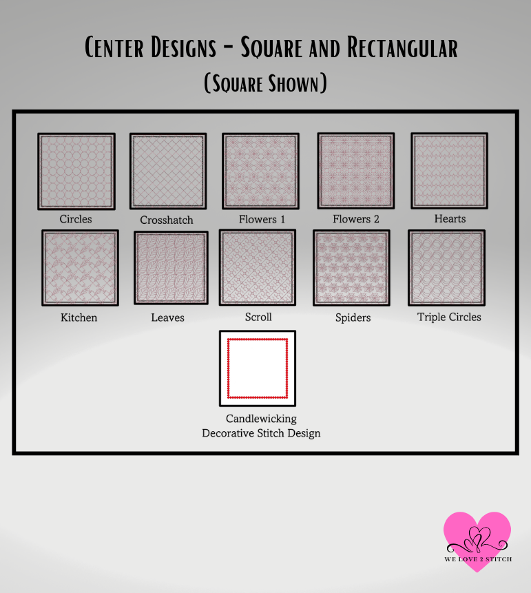 Curvy Edged Placemats and Runners