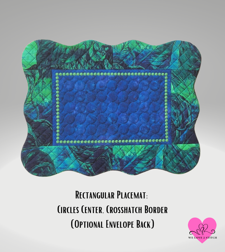 Curvy Edged Placemats and Runners