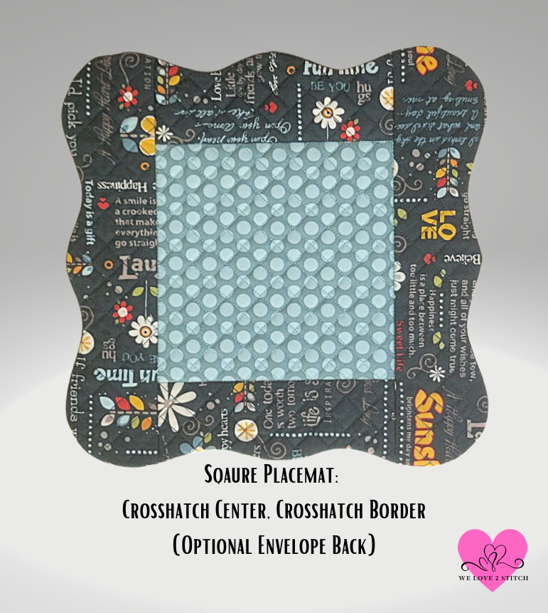 Curvy Edged Placemats and Runners