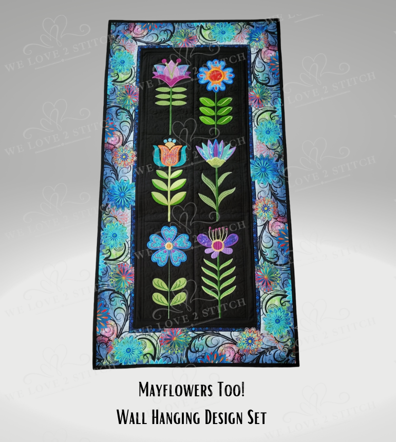 Mayflowers Too! Wall Hanging Design Set