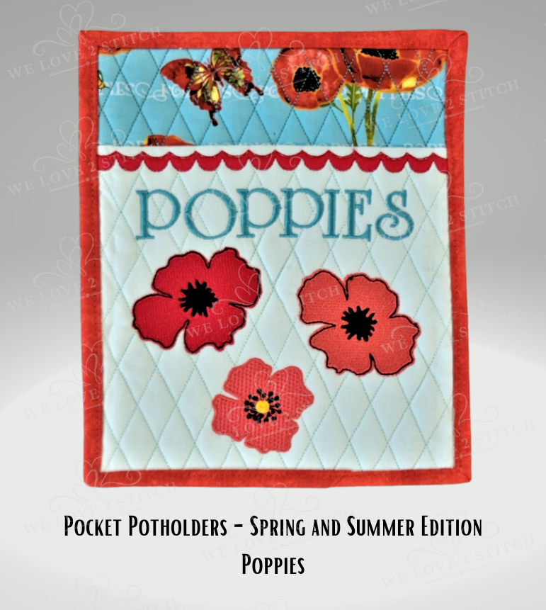 Pocket Potholders - Spring and Summer Edition