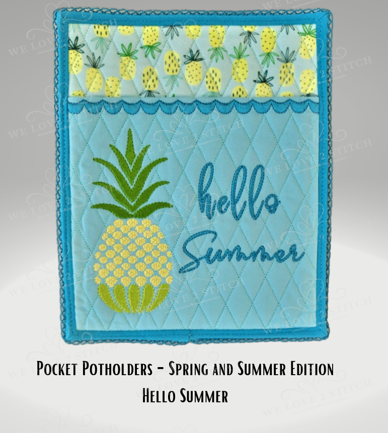 Pocket Potholders - Spring and Summer Edition