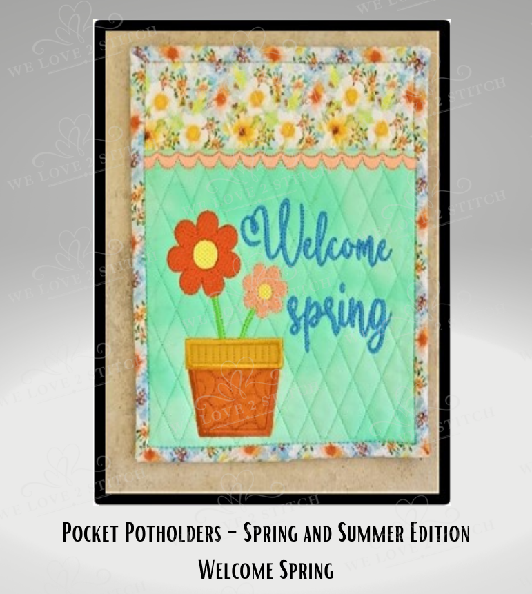 Pocket Potholders - Spring and Summer Edition