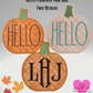 HELLO PUMPKIN MUG RUG - FREE!