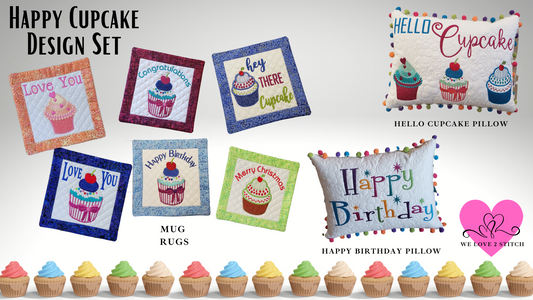 Happy Cupcake Design Set