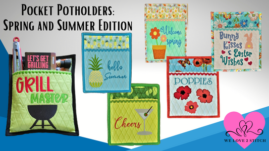 Pocket Potholders - Spring and Summer Edition