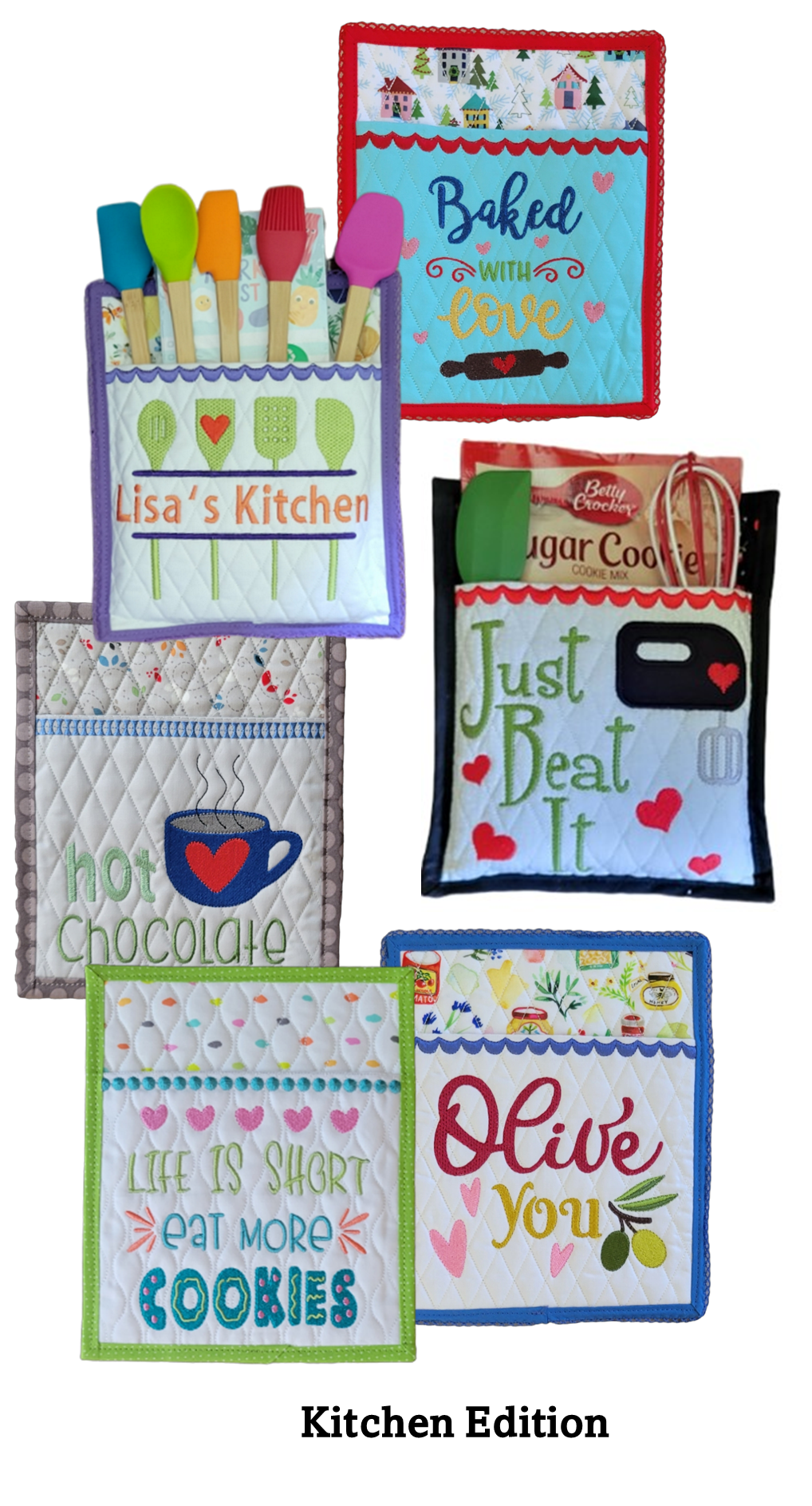 Pocket Potholders - Kitchen Edition